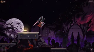 Leap the Graveyard wall